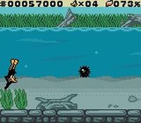 une photo d'Ã©cran de Daffy Duck - Un Tresor de Canard sur Nintendo Game Boy Color